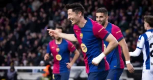 Barcelona lao đao vì chấn thương của Lewandowski