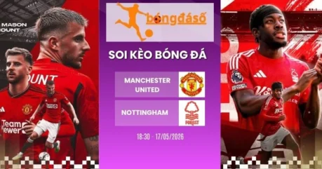 Kèo Nhà Cái Manchester United Vs Nottingham – NHA, 17/05/2026